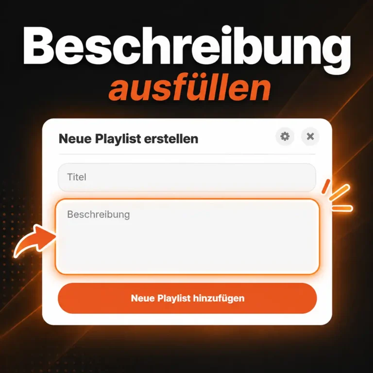 Playlist beschreiben
